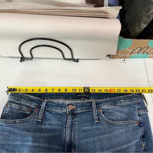 JCrew Mercantile Slim boyfriend jean with distressed details Frayed Hem L0871 - Picture 8 of 10